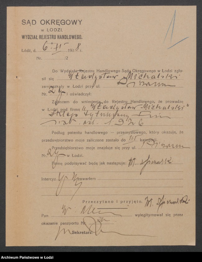 Obraz 3 z jednostki "Władysław Michalski – sklep tytoniowy"