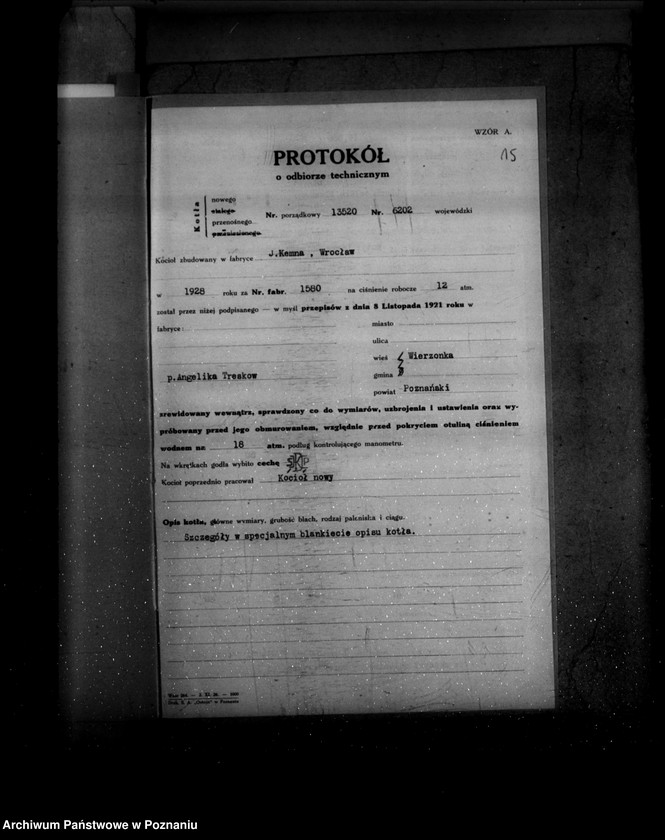 Obraz 19 z jednostki "Majątek Wierzonka Angelika Treskow nr woj. kotła 4209"