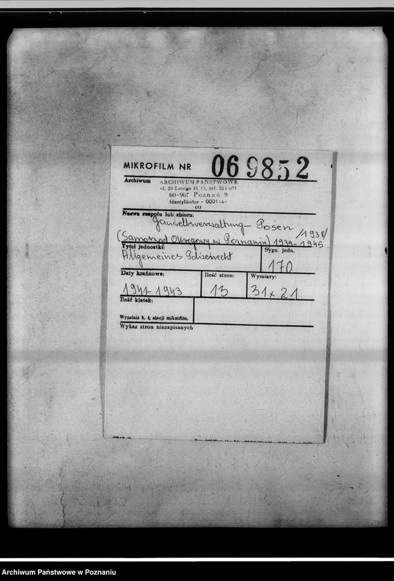 Obraz 1 z jednostki "Allgemeines Polizeirecht."