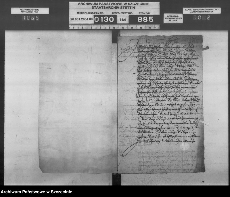 Obraz 13 z jednostki "Hans v. Mautenffel zu Broitz / seinen Schwager Moritz von Kleist zu Dubberow: Aussteuerzahlung."