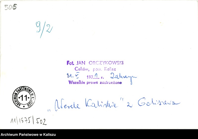 Obraz z jednostki "Występ kapeli „Wesele Kaliskie" z Goliszewa" na obchodach 200-lecia wsi Zakrzyn w powiecie kaliskim"