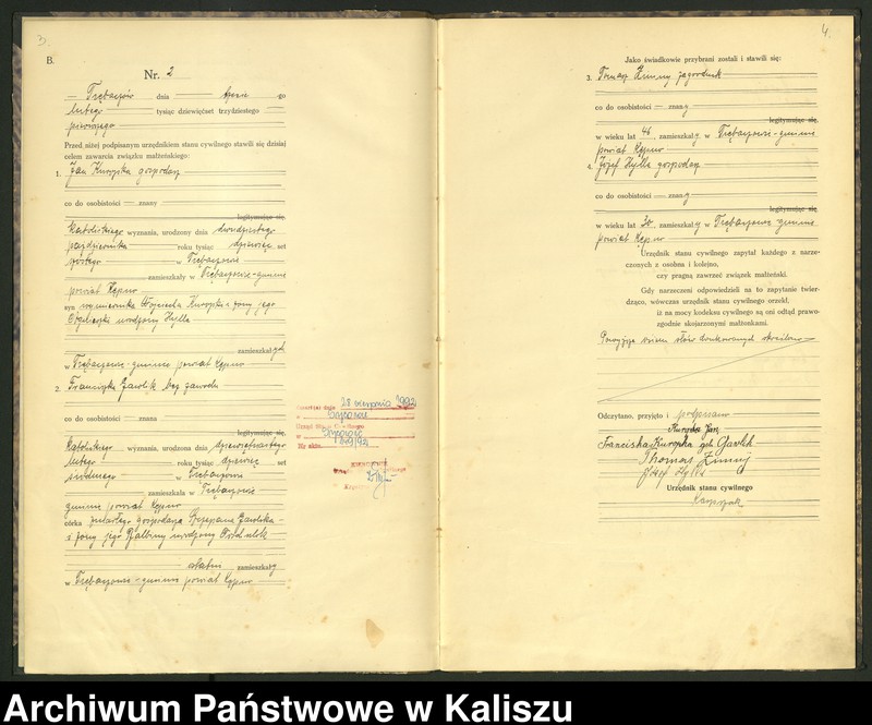 Obraz 4 z jednostki "[Księga małżeństw]"
