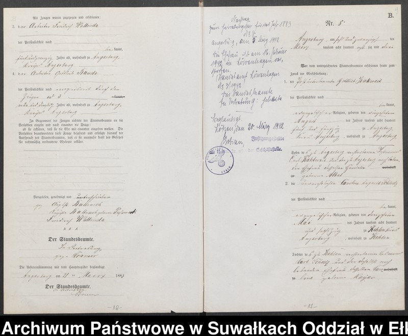 image.from.unit.number "Heiraths-Neben-Register des Preussischen Standes-Amtes Angerburg Kreis Angerburg"