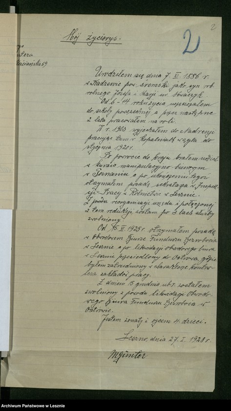 Obraz 4 z jednostki "[Gunter Marcin - akta osobowe]"