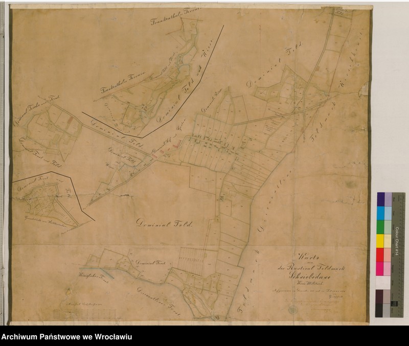 image.from.unit.number "Karte von der Rustical Feldmark Schwiebedawe Kr.Militsch Gartschrock"