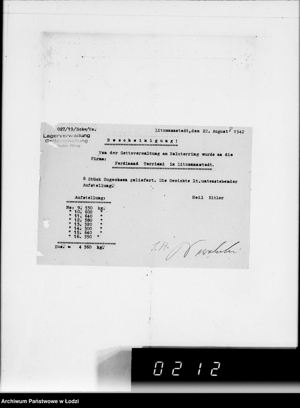 Obraz 12 z jednostki "Pferdeverkauf [oraz artykułów technicznych]"