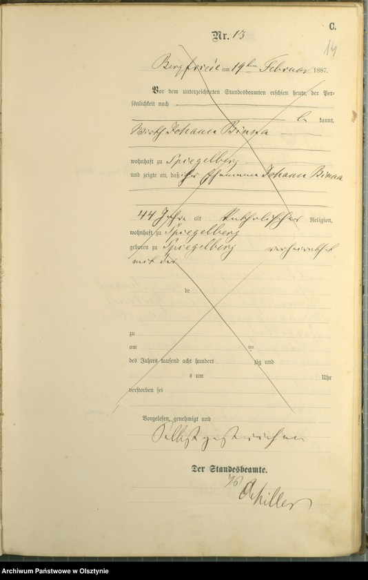 image.from.unit.number "Sterbe-Haupt-Register Nr 1 - 65"