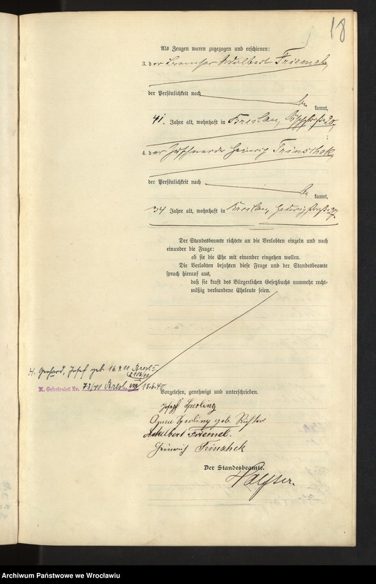 image.from.unit.number "Heiraths-Haupt-Register Breslau II 1907 Band 2"