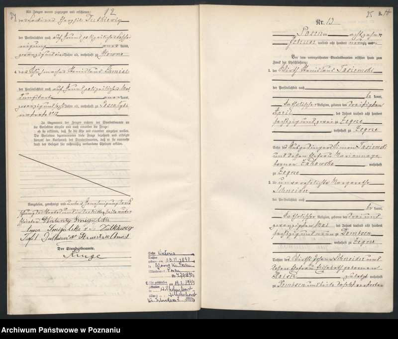 Obraz 15 z jednostki "Księga małżeństw"