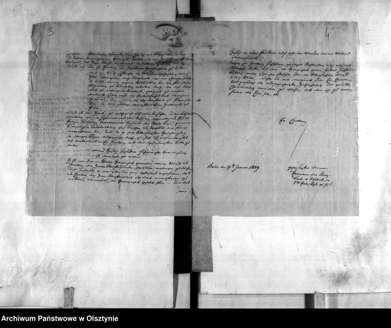 image.from.unit.number "Zulassung des Rittergutsbesitzers Lieutenant von Berg [Hermann] zu den Geschäften bei der Regierung"