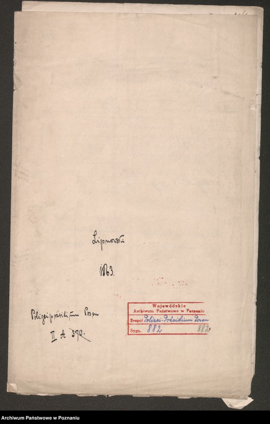 Obraz 2 z jednostki "A. betr. Lipnowski, verheiratet mit Frl. Jaraczewska aus Łowięcin"