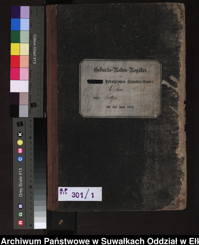 image.from.unit.number "Geburts-Neben-Register des Preussischen Standes-Amtes Orlen Kreis Loetzen"