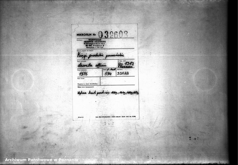 Obraz 2 z jednostki "Decreta officii [inducta]"