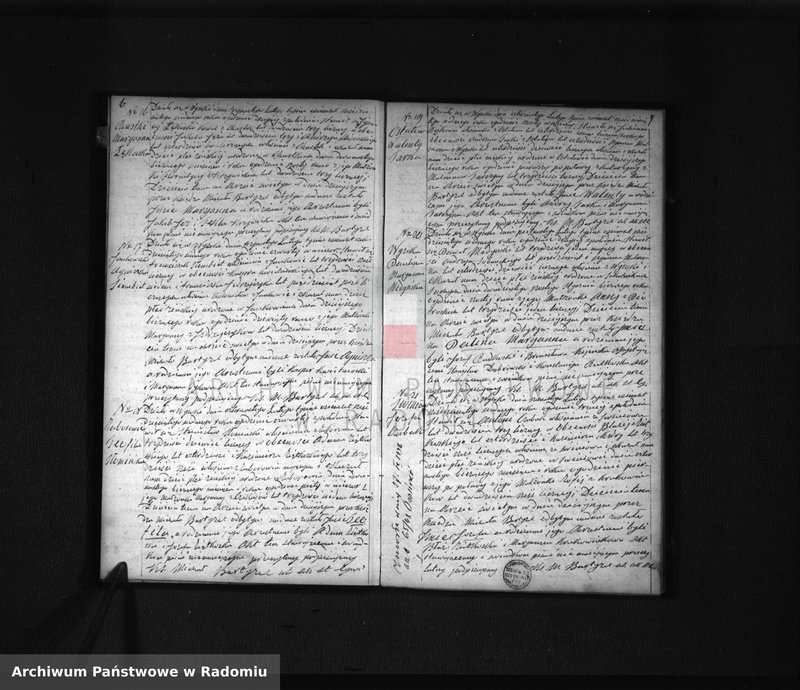 image.from.unit.number "Duplikat akt Urodzonych, Zaślubionych i Zmarłych Parafij Wysoka spisanych za rok 1867"