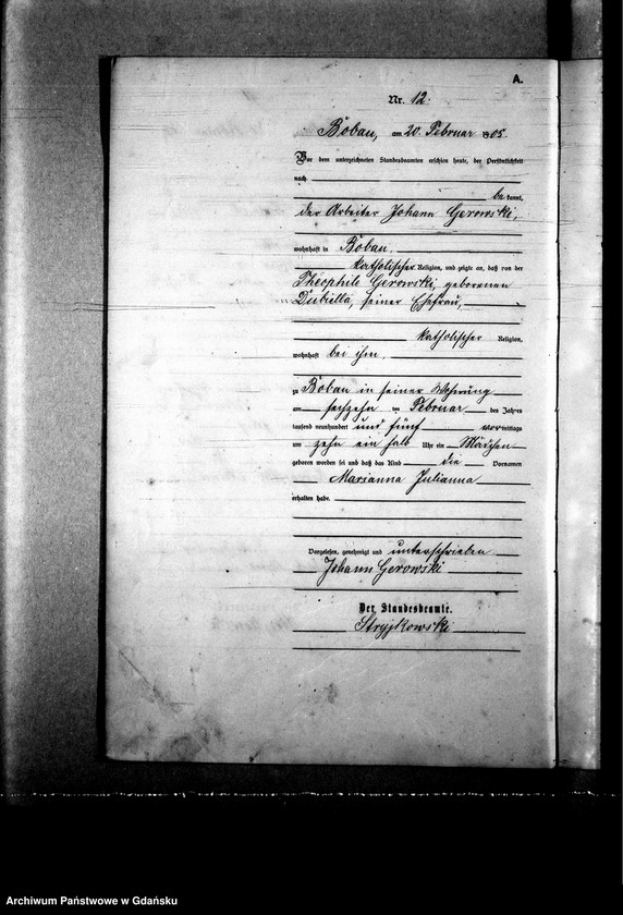 image.from.unit.number "Księga urodzeń "
