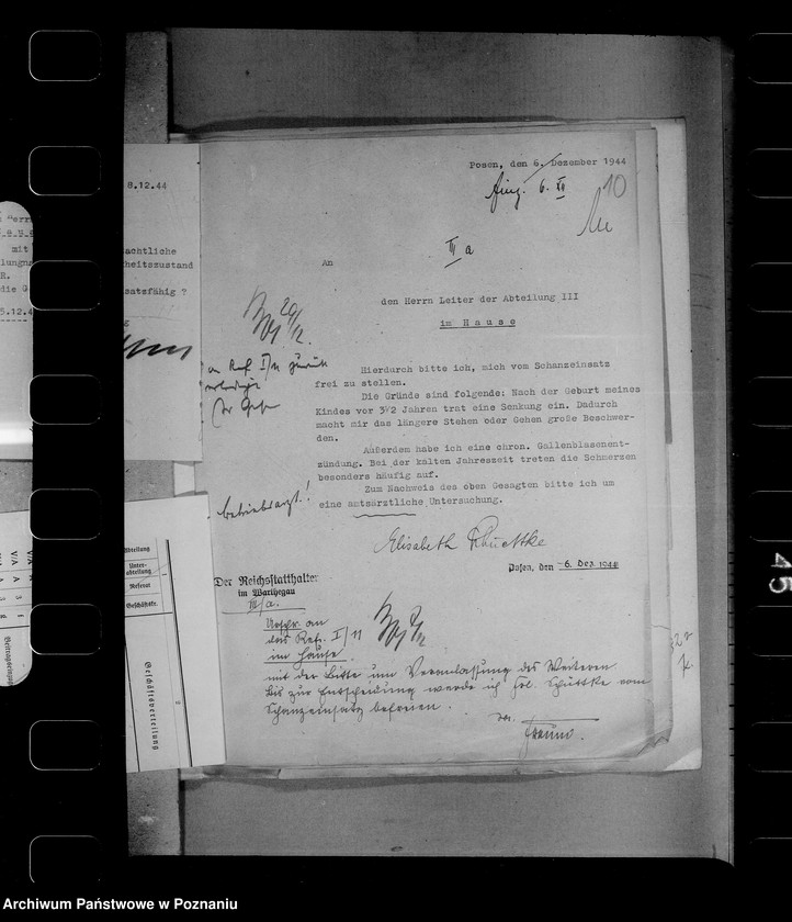 Obraz 15 z jednostki "Befreiung von Schanzarbeiten (weiblicha Gefolgschaftsmitglieder)"