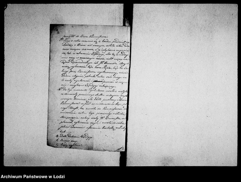 Obraz 6 z jednostki "Akta tyczące się rozsyłania expedycji rządowych"