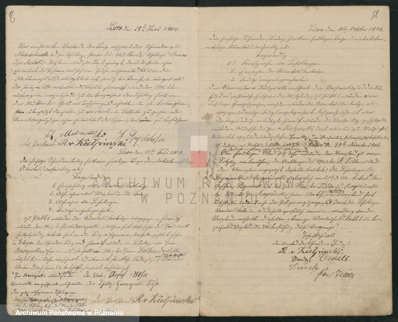 Obraz 6 z jednostki "Protokollbuch für die Schneiderinnung zu Lissa"