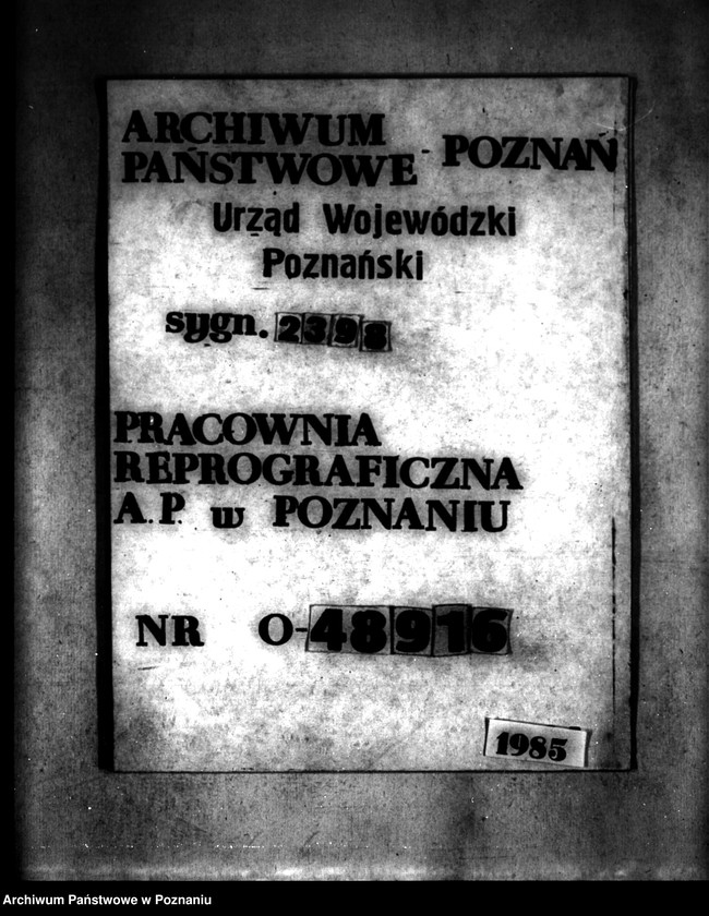 Obraz 1 z jednostki "Rejestr szczegółowy pomiarowo-szacunkowy przed scaleniem wsi Karsy powiatu konińskiego oraz wykaz starego stanu posiadłości"