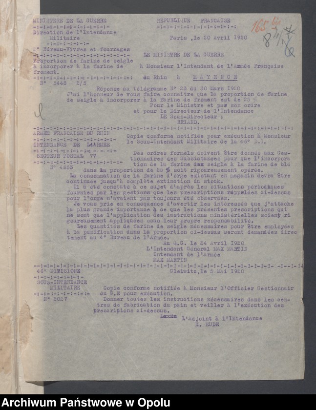 Obraz 10 z jednostki "Ravitaillement Service de L