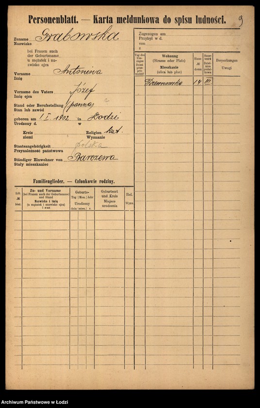 image.from.unit.number "[Spis ludności Łodzi] Grabowska - Graczuchin"