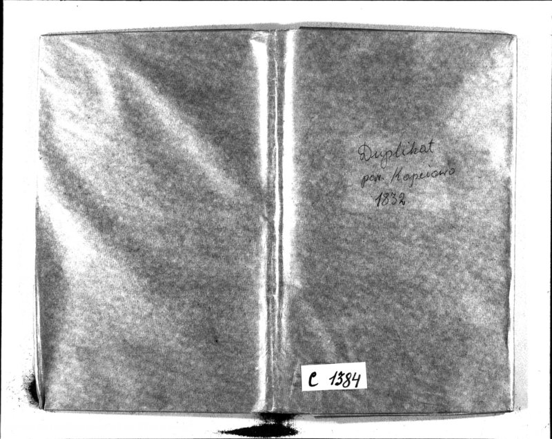 image.from.unit.number "Duplikat Aktów Urodzonych, Zaślubionych i Zeszłych Parafii Kopciowskiey z 1832 Roku."