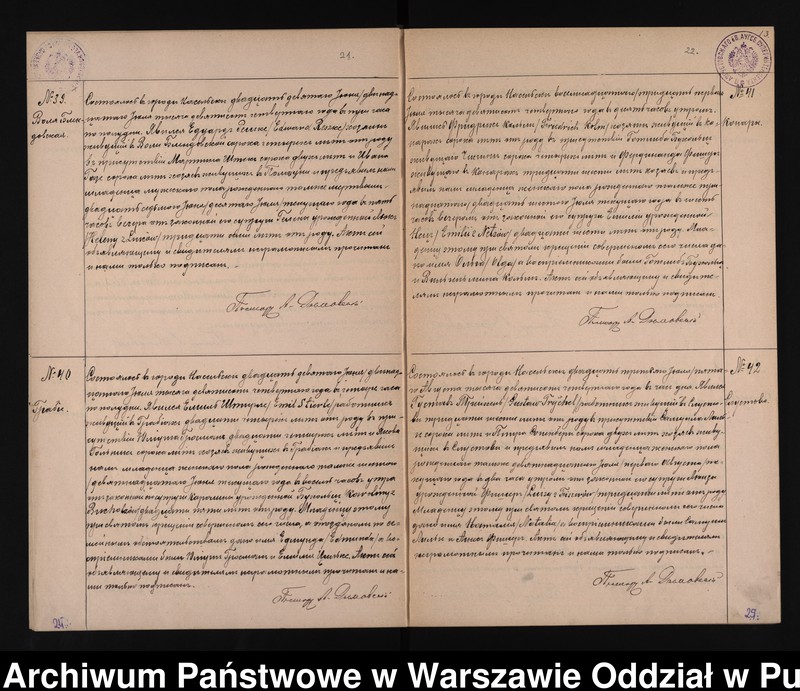 image.from.unit.number "Akta urodzeń, małżeństw i zgonów"