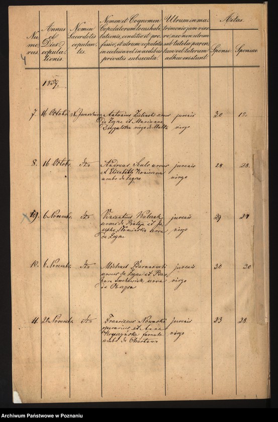 Obraz 4 z jednostki "Księga małżeństw"