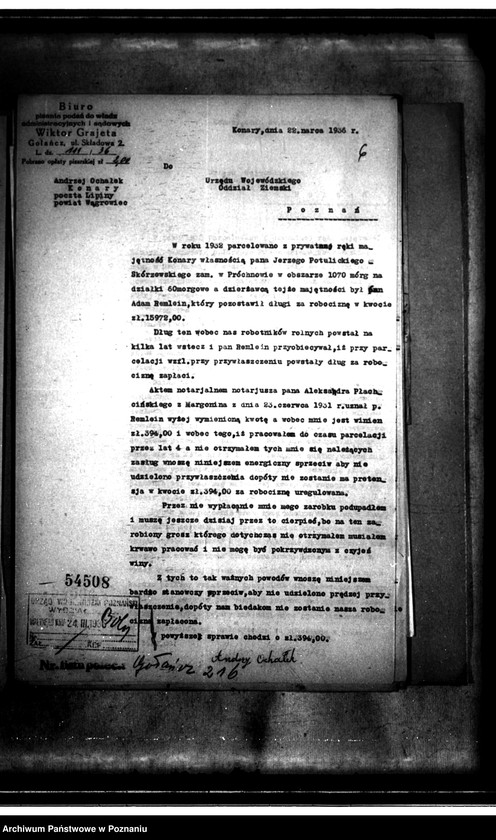 Obraz 10 z jednostki "/Parcelacja prywatna majątku Konary powiatu wągrowieckiego/"