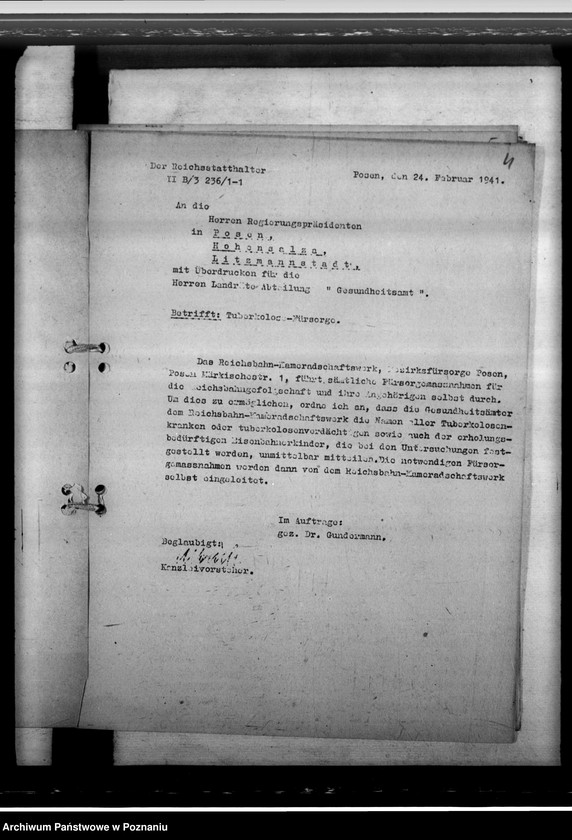 Obraz 8 z jednostki "Tuberkulosenfürsorge. Gesundheitliches Aufklärungsmaterial. Amtsärztliche Begutachtung von Neubauern und Anliegersiedler"