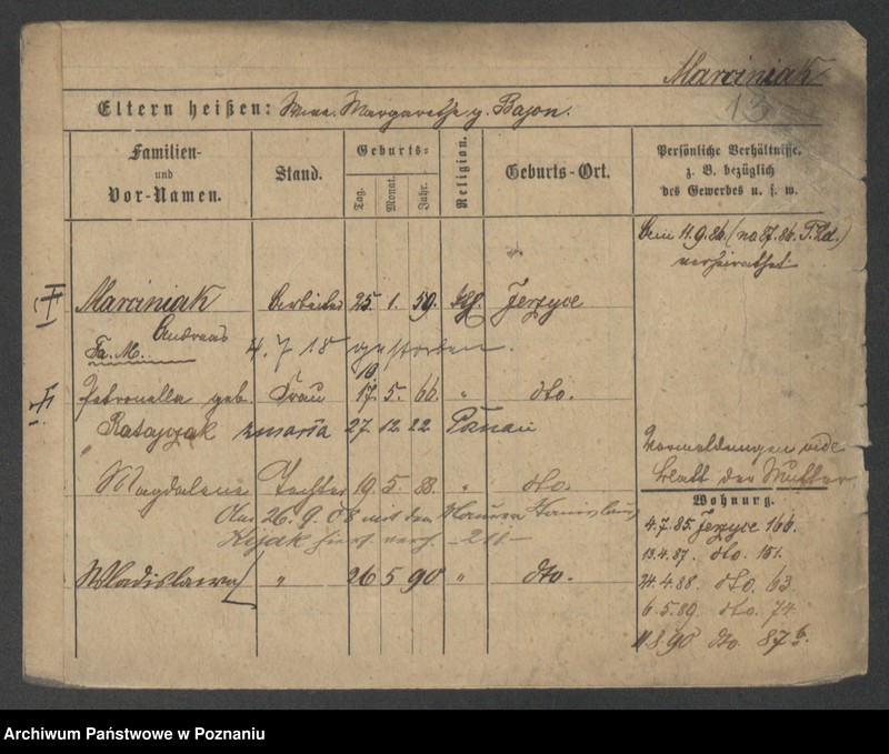 Obraz 15 z jednostki "Marciniak (żonaci i wdowy)"