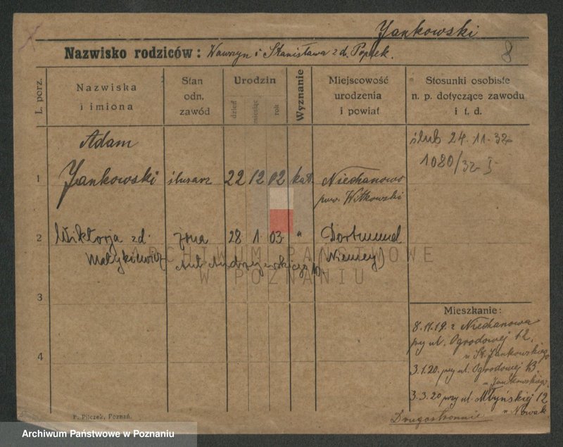 Obraz 8 z jednostki "Jankowski (żonaci)"