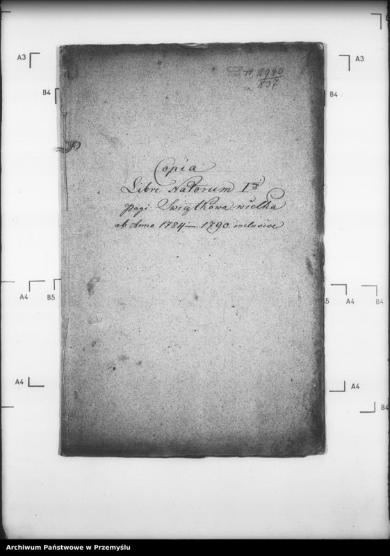 image.from.unit.number "[Kopie ksiąg metrykalnych parafii Świątkowa Wielka z filiami Świątkówka i Świerzowa (dekanat Dukla)]"