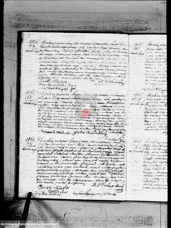 image.from.unit.number "Duplikat akt urodzonych, zaślubionych i zmarłych Starozakonnych w Okręgu Bożniczym Sereje na rok 1866"
