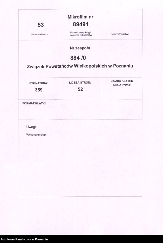Obraz 2 z jednostki "Żabikowo - akta koła."
