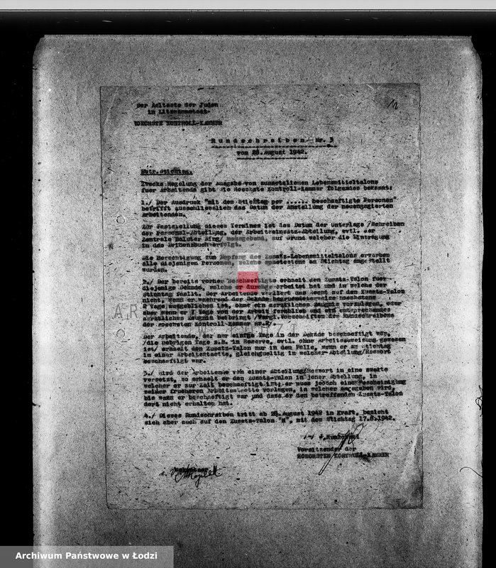 Obraz 15 z jednostki "[Okólniki wydane przez Najwyższą Izbę Kontroli]"