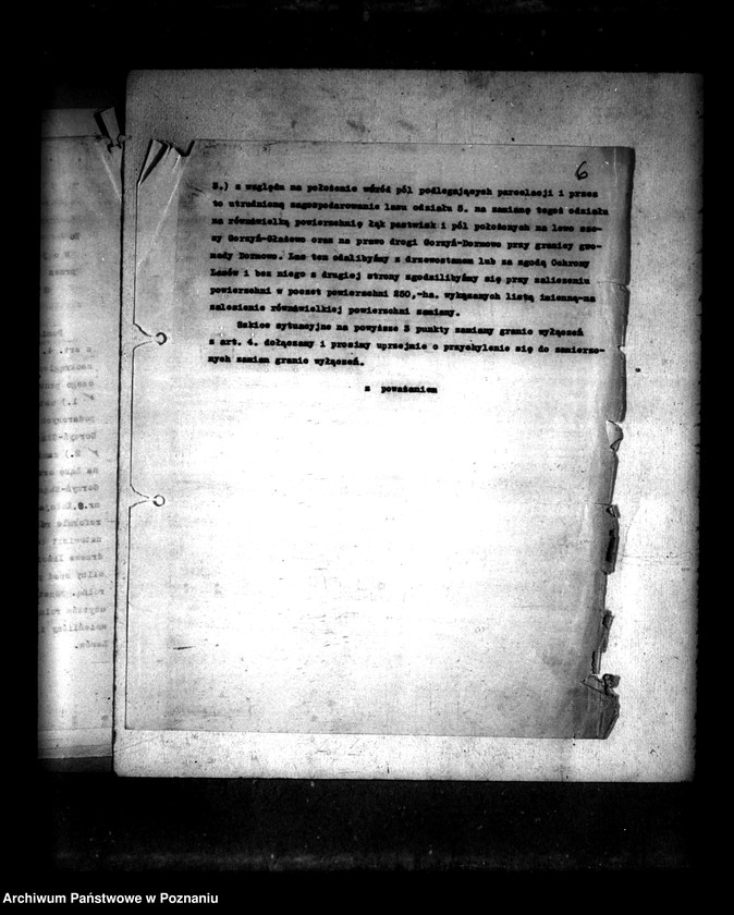 Obraz 10 z jednostki "Majątek Gorzyń powiatu międzychodzkiego wyłączenie z art. 5 ustawy o reformie rolnej"