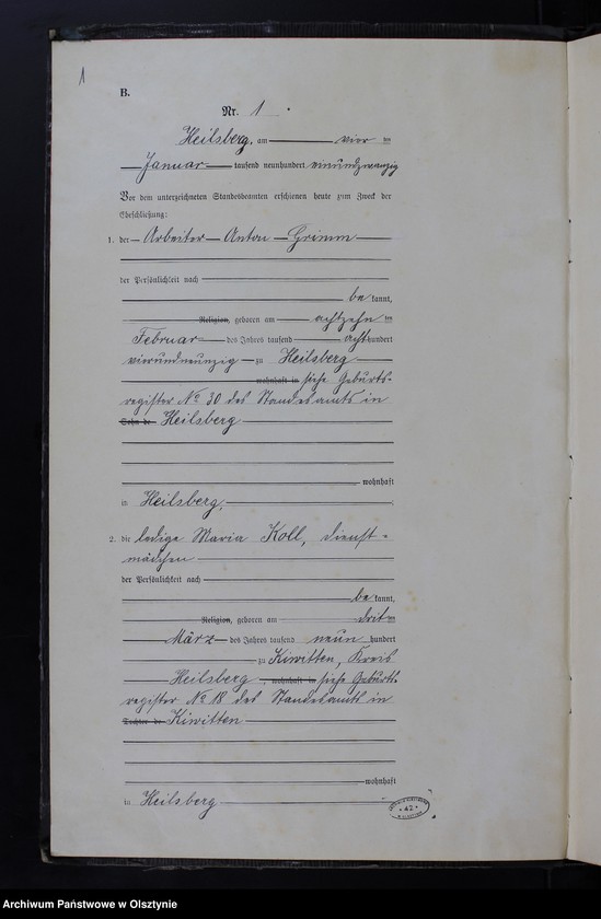 image.from.unit.number "Heirats-Neben-Register Nr 1-75"