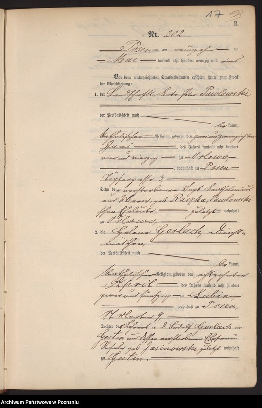 Obraz 20 z jednostki "Księga małżeństw t. II"