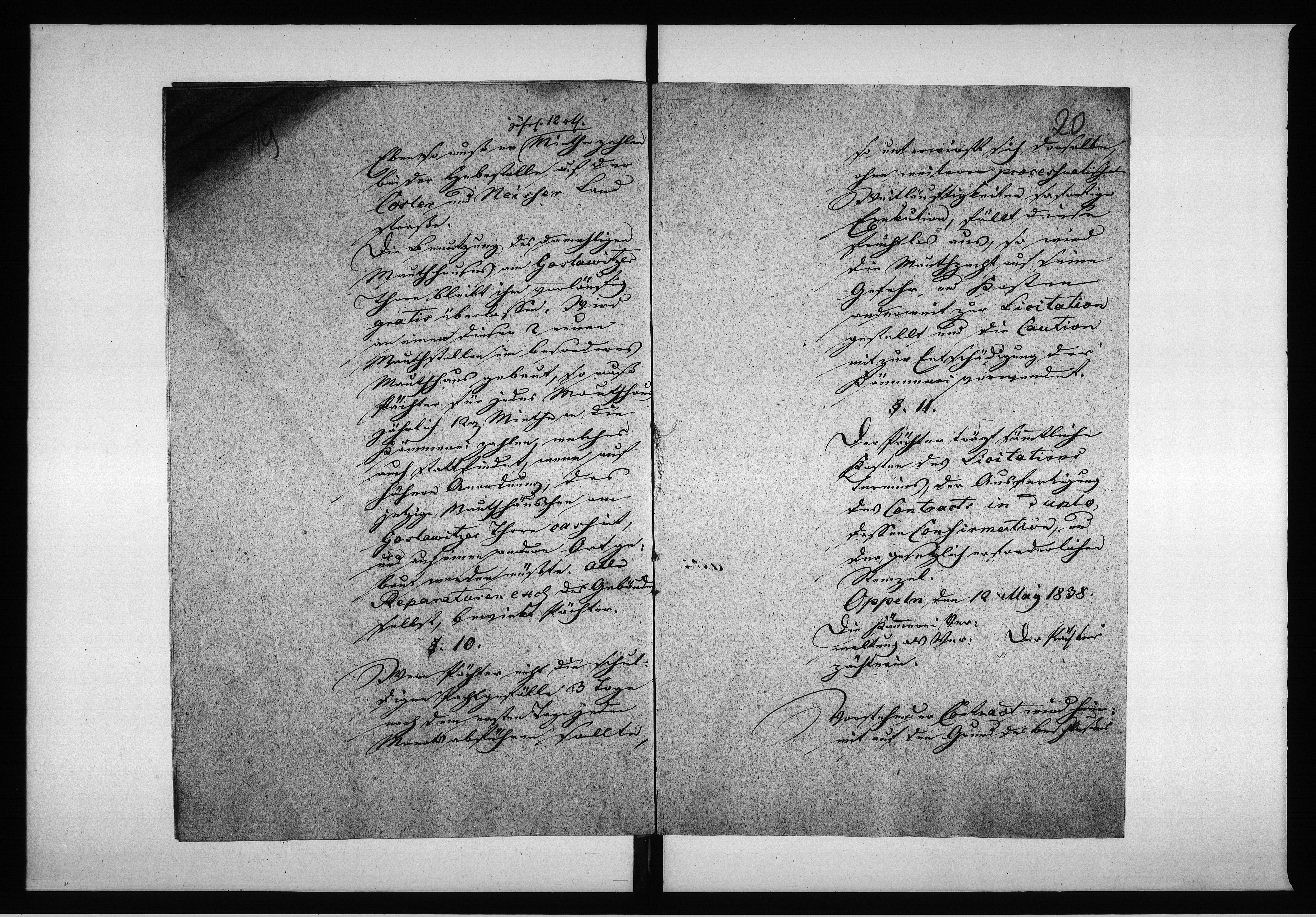 Obraz 15 z jednostki "Acta des Magistrats zu Oppeln betreffend: die Verpachtung der der hiesigen Stadt-Commune nach verbleibenden Mauth-Erhebungsstellen de Anno 1838"