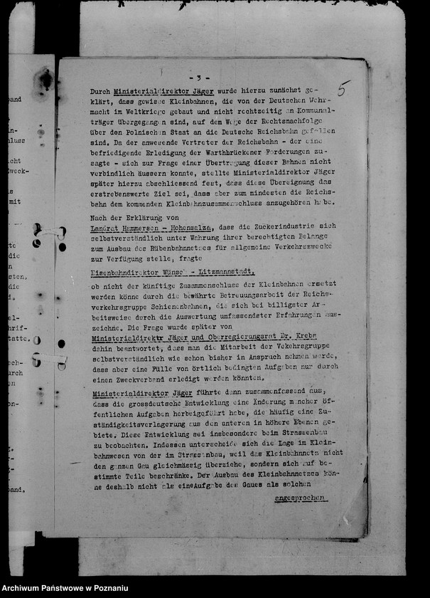 Obraz 9 z jednostki "Protokół konferencji oraz korespondencja władz w sprawach kolei powiatowych"