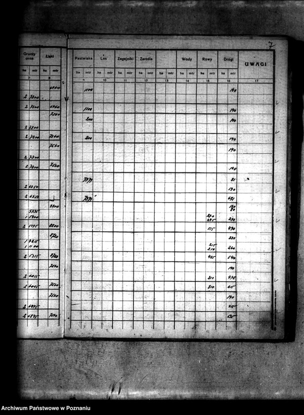 Obraz 11 z jednostki "Rejestr pomiarowy gruntów przymusowej parcelacji majątku Ląd powiatu konińskiego"