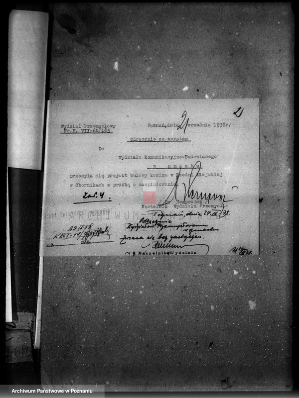 Obraz 6 z jednostki "Zatwierdzenie Rzeźni Miejskiej w Obornikach"