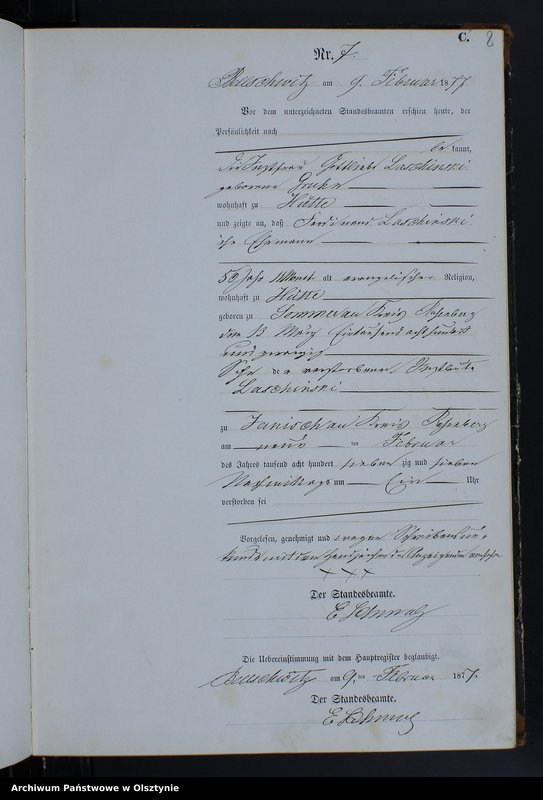 image.from.unit.number "Sterbe-Neben-Register Nr 1 - 52"