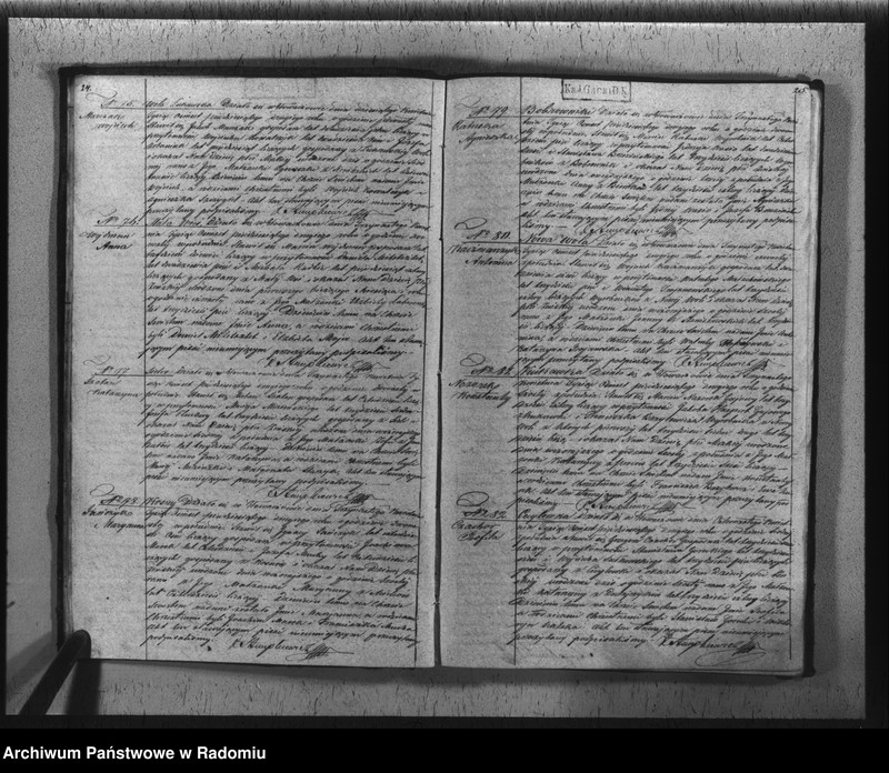 image.from.unit.number "Duplikat akt urodzonych, zaślubionych i zmarłych z parafii Głowaczów w roku 1852"