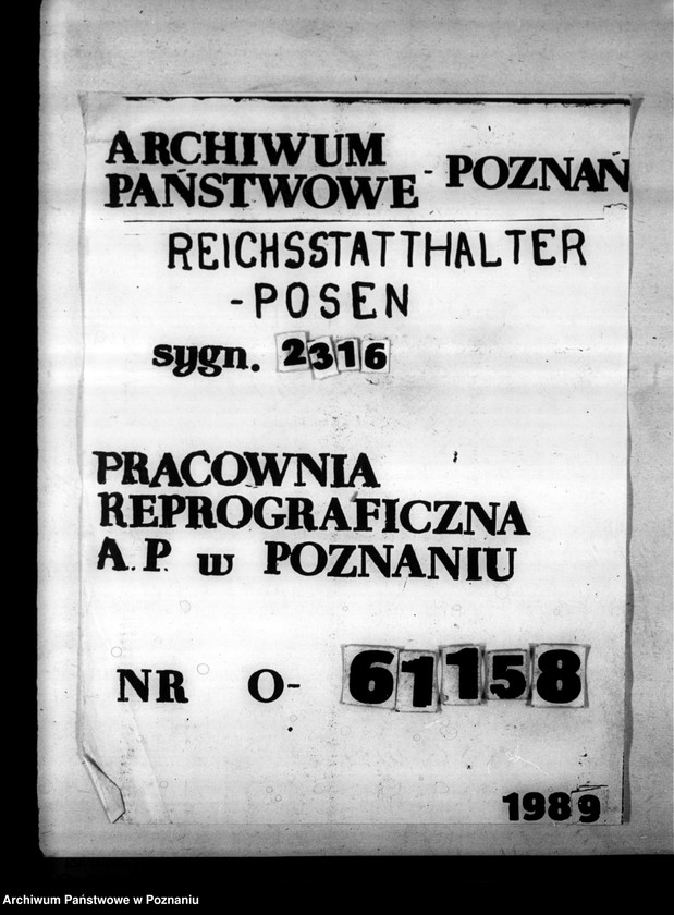 Obraz 1 z jednostki "Organisationsangelegenheiten. Landjahrverwaltung. Schulaufsicht über Volks- und Haupt- Schulen. Tätigkeitsbericht der Berufs- und Fachschulen"