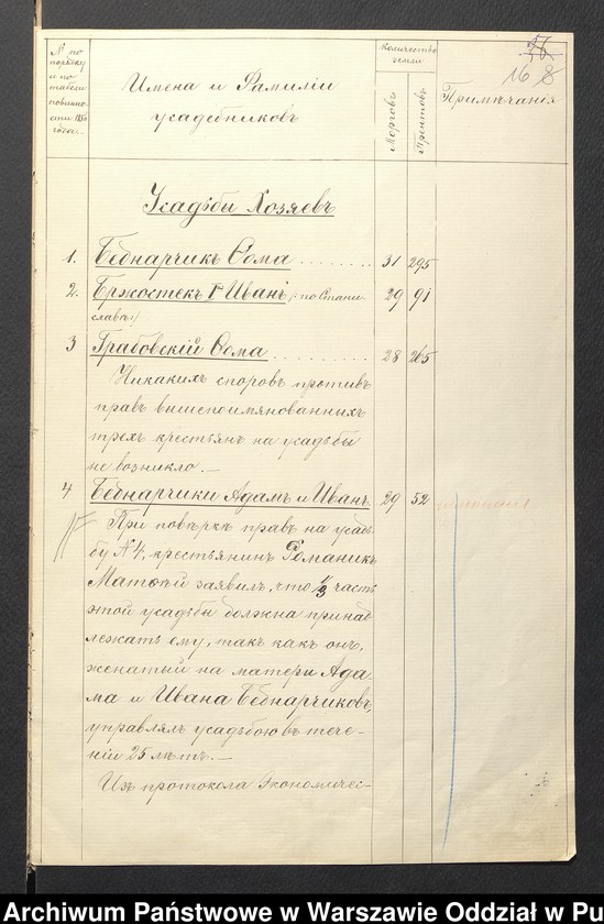 image.from.unit.number "O urządzaniu chłopów byłej państwowej wsi Kolonialnej wchodzącej w skład byłej ekonomii Brok, gm. Poręba"