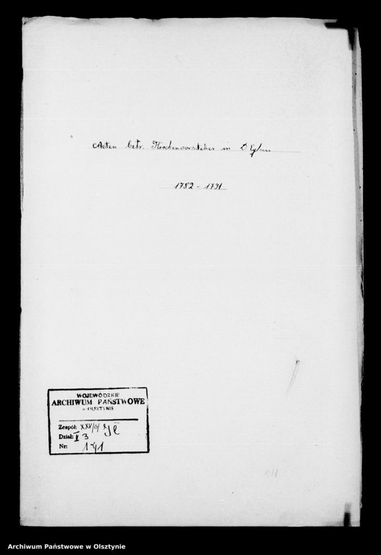 image.from.unit.number "Acten betreffend Kirchenvorsteher in Deutsch Eylau"