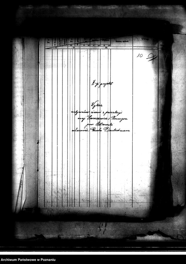 Obraz 15 z jednostki "Projekt parcelacyjny majątku Sieroszewice i Rosoczyce powiatu ostrowskiego"