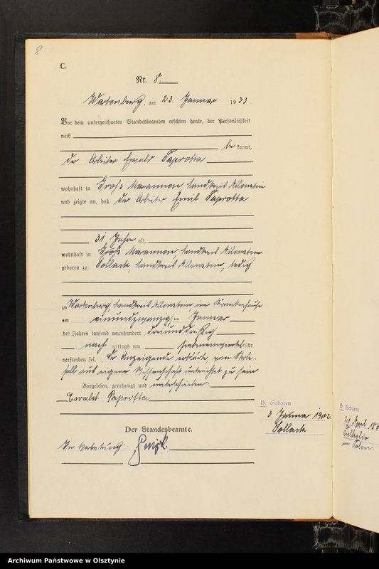 image.from.unit.number "Sterbe-Haupt-Register Nr 1 - 83"